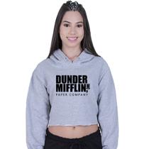 Cropped Moletom Feminino Dunder Mifflin Paper Company Cropped Moletom Feminino Dunder Mifflin Paper Company