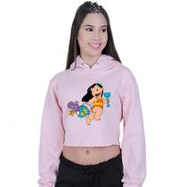 Cropped Moletom Feminino Lilo Stitch Girl Summer Cropped Moletom Feminino Lilo Stitch Girl Summer