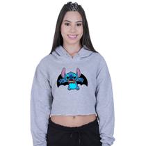 Cropped Moletom Feminino Lilo Stitch Vampiro Cropped Moletom Feminino Lilo Stitch Vampiro