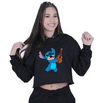 Cropped Moletom Feminino Lilo Violão
