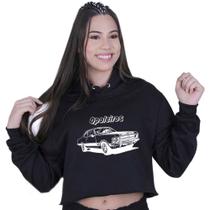 Cropped Moletom Feminino Opala Muscle Car Opaleiros