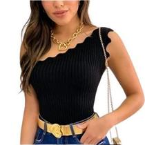 Cropped Mula Manca em Tricot