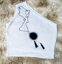 Cropped Mula Manca na Ribana Canelada