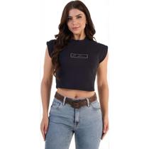Cropped Muscle Ox Horns Preto 7602 Cropped Muscle Ox Horns Preto 7602