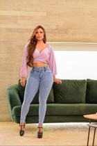 Cropped neopreme cruzado Lilás Cropped neopreme cruzado Lilás