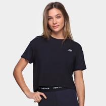 Cropped New Balance Drapey Feminino Cropped New Balance Drapey Feminino