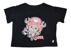 Cropped One Piece Chopper chapeu de palha blusinha baby look - To no Estilo
