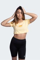 Cropped Overcome Lot a Fire Amarelo Cropped Overcome Lot a Fire Amarelo
