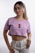 Cropped Overcome Tulip Rosa Bebê