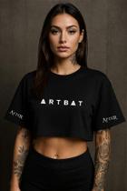 Cropped Oversized Artbat - Estampa DTF em Algodão Cropped Oversized Artbat - Estampa DTF em Algodão