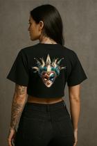 Cropped Oversized Boris Brejcha - Estampa DTF em Algodão