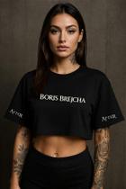 Cropped Oversized Boris Brejcha - Estampa DTF em Algodão Cropped Oversized Boris Brejcha - Estampa DTF em Algodão