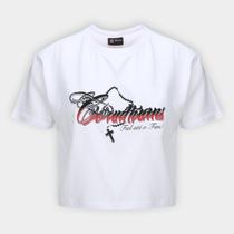 Cropped Oversized Corinthians Feminino