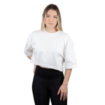 Cropped oversized hing off white