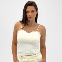 Cropped Pacific Blue com Bojo Regata Feminino Cropped Pacific Blue com Bojo Regata Feminino