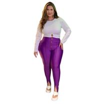 Cropped plus size canelado, manga longa com detalhe argola Cropped plus size canelado, manga longa com detalhe argola