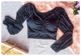 Cropped Plus size manga tule