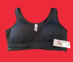 Cropped poliamida para academia preto