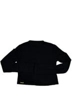 Cropped Preto Longo Malha Infantil Collie