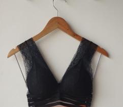 Cropped preto m Cropped preto m