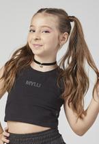 Cropped Preto Mylu Preto