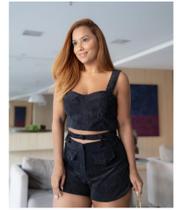 Cropped preto Cropped preto