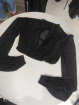 Cropped preto
