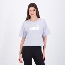 Cropped Puma ESS NO. 1 Logo Feminina Azul Cropped Puma ESS NO. 1 Logo Feminina Azul