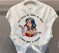 Cropped que culpa eu tenho que eu nasci