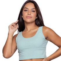 Cropped Regata Canelado WLS Modas Sem Mangas Blogueira Moda Casual Cropped Regata Canelado WLS Modas Sem Mangas Blogueira Moda Casual