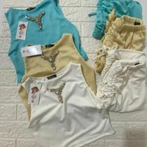 Cropped Regata com Aplicação