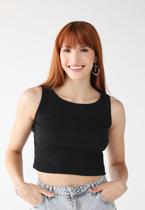 Cropped Regata Feminina Canelada Ribana Premium