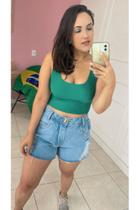 Cropped Regata Liso - verde Cropped Regata Liso - verde