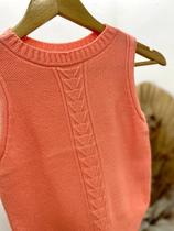 Cropped Regata Tricot - Coral