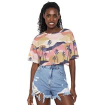 Cropped Rip Curl Melting Waves Peach