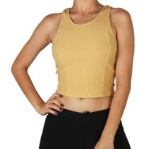 Cropped Riu Kiu Nadador - Amarelo