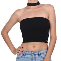 Cropped Riu Kiu - Preto