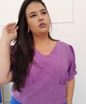 Cropped Roxo Plus
