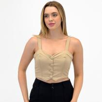 Cropped Six One com Alça Feminino Cropped Six One com Alça Feminino