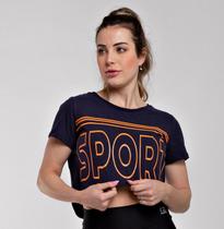 Cropped Sport Marinho