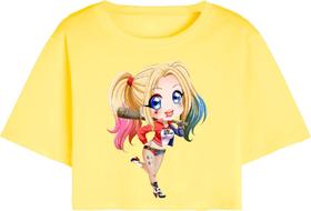 Cropped T Shirt Feminino Casual Algodão Alerquina