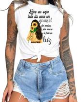 Cropped T-Shirts Feminino Estampado - Cristã- Várias Estampas 03
