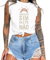 Cropped T-Shirts Feminino Estampado Várias Estampas 73