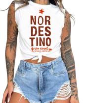 Cropped T-Shirts Feminino Estampado Várias Estampas 80