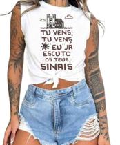 Cropped T-Shirts Feminino Estampado Várias Estampas 87