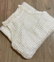 Cropped Tecido modal com muito elastano (Branco)