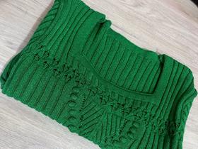 Cropped - Tecido modal com muito elastano (Verde)