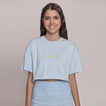 Cropped Teen Amofany Safe To Chill - AZUL - P