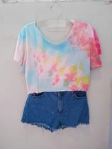 Cropped tie dye