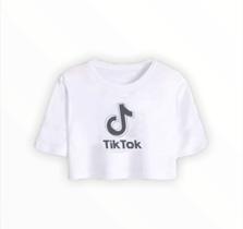 Cropped Tik Tok Infantil/ ADULTO Store 100% Algodão Cropped Tik Tok Infantil/ ADULTO Store 100% Algodão